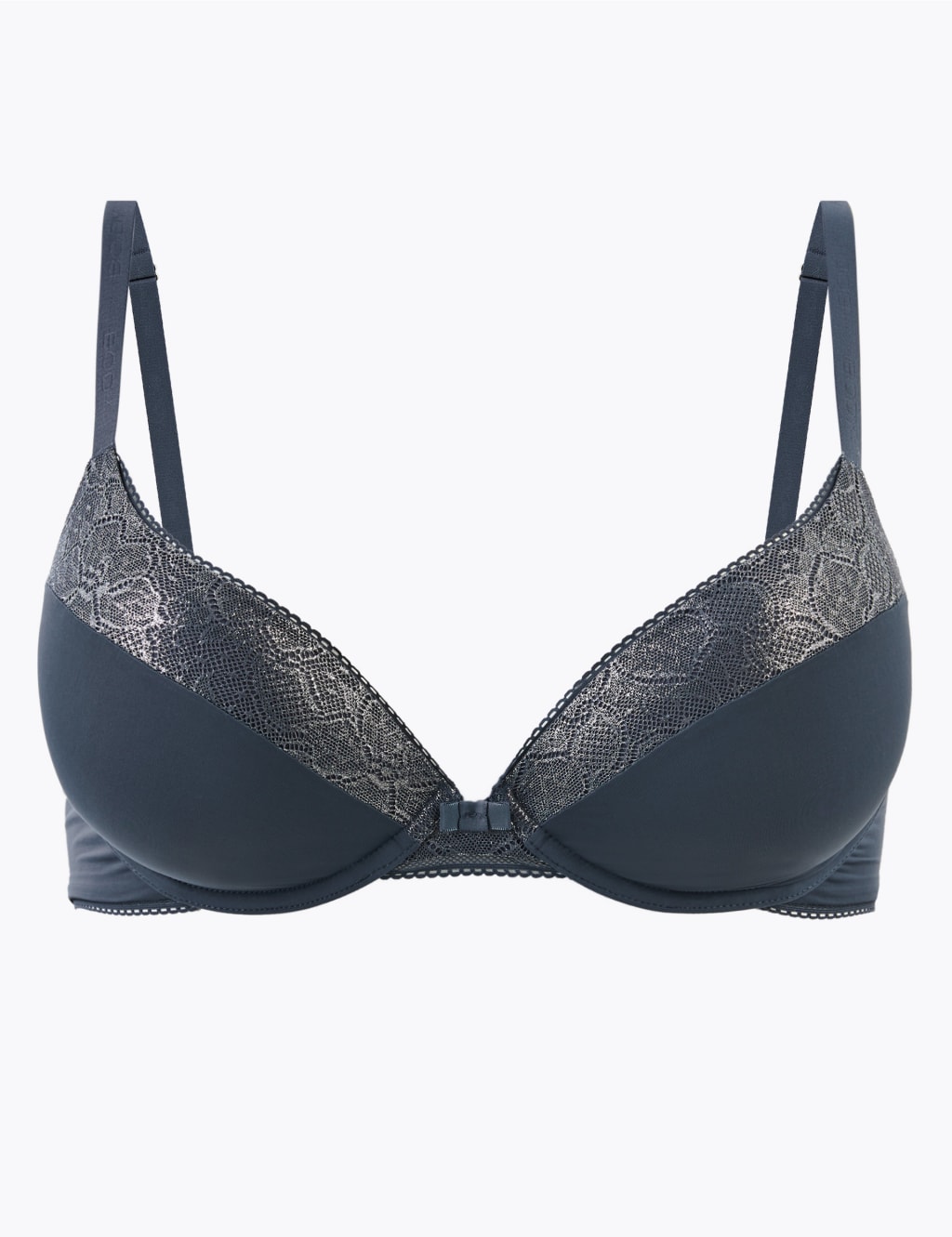 Body™ Lace Sparkle Trim Push Up Plunge Bra A-E 2 of 7