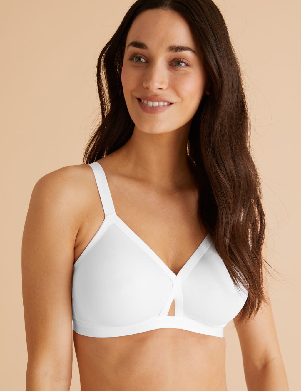 3pk Crossover Non Wired Full Cup Bras A-E 3 of 6