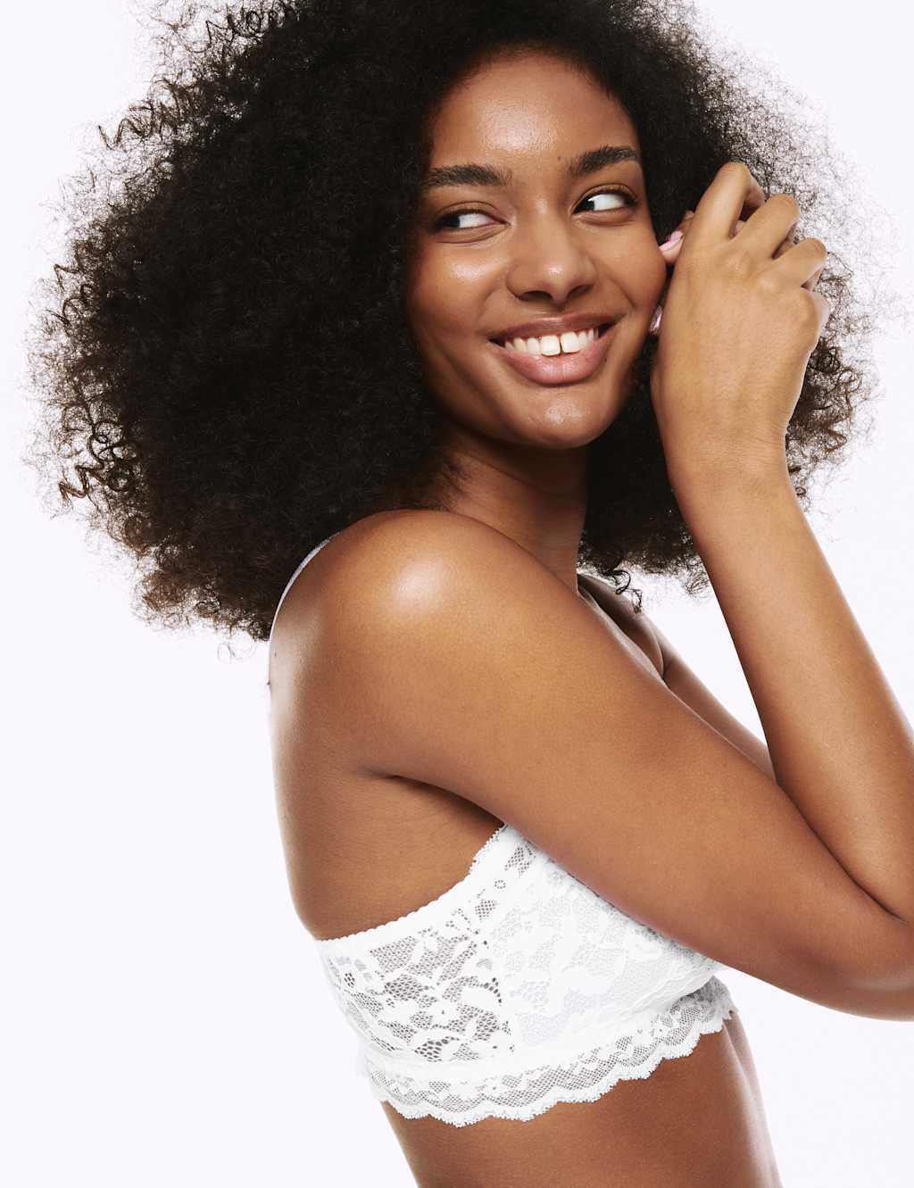 Lace Non Wired Bralette A-E 3 of 6