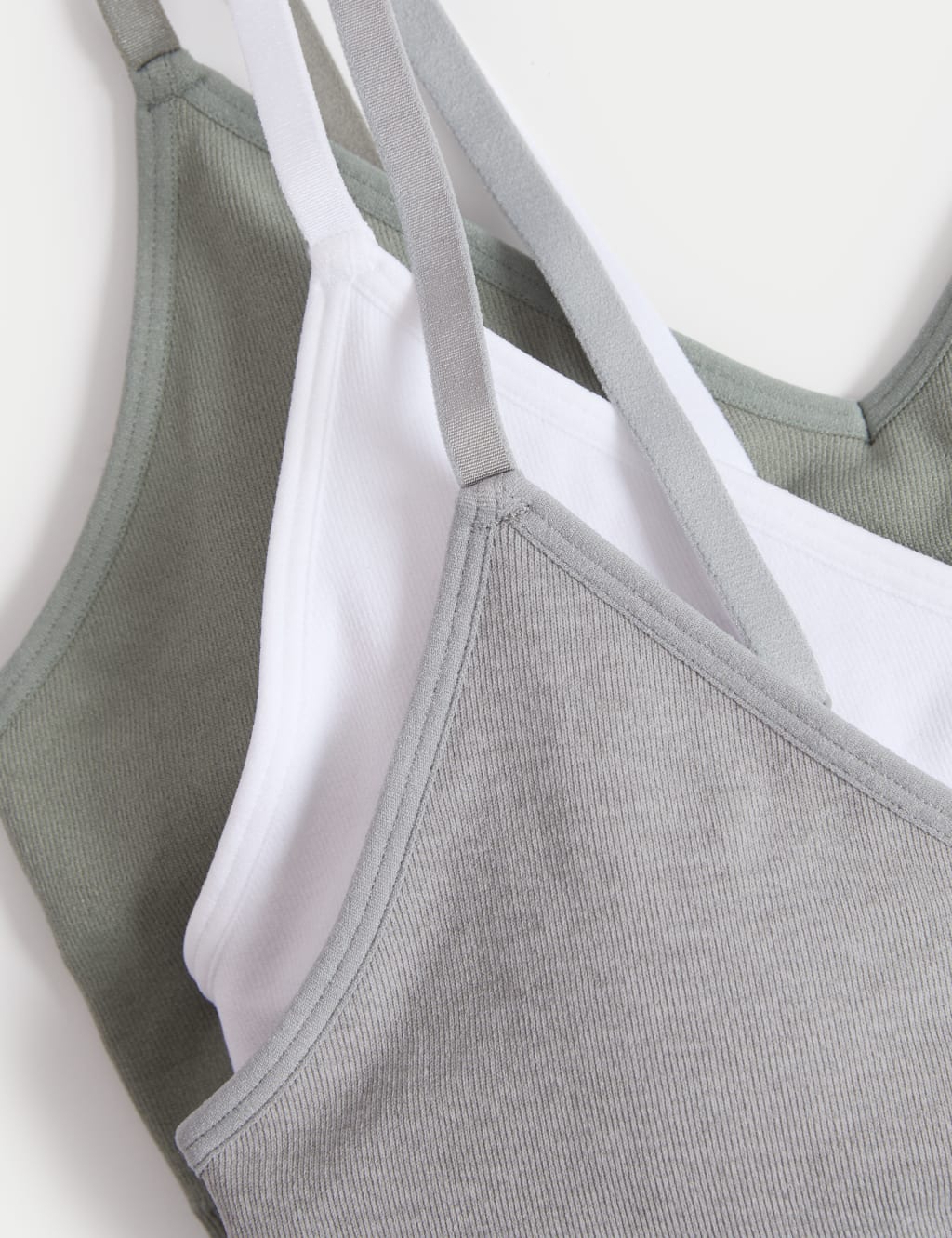 3pk Seamless Non Wired Bralettes 6 of 7
