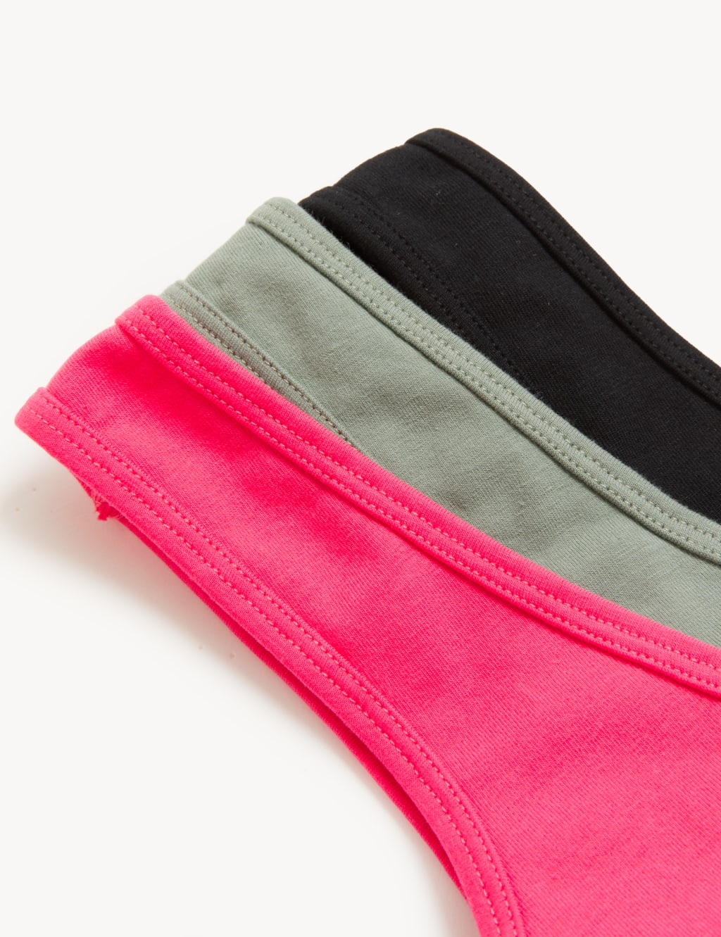 3pk Non Wired Crop Tops 7 of 7