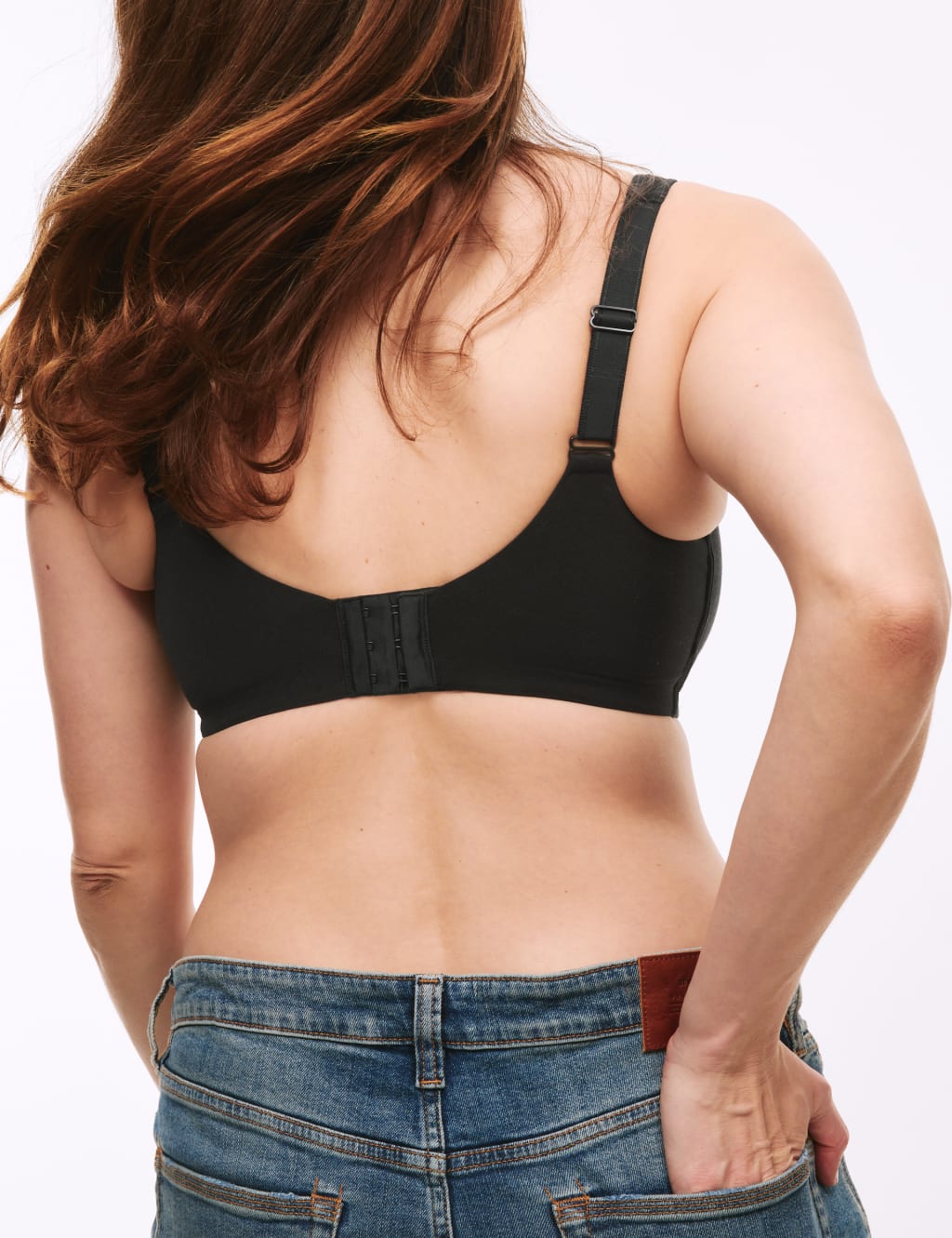 Cotton Blend & Lace Non Wired Total Support Bra B-H 5 of 8