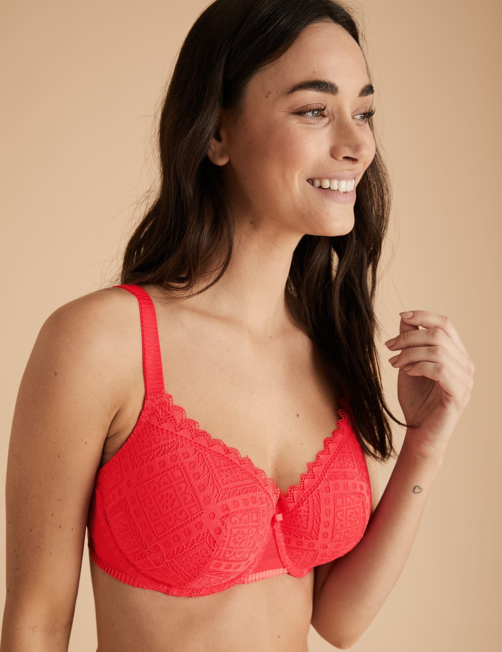 2pk Mesh Lace Full Cup Bras A-E 3 of 7