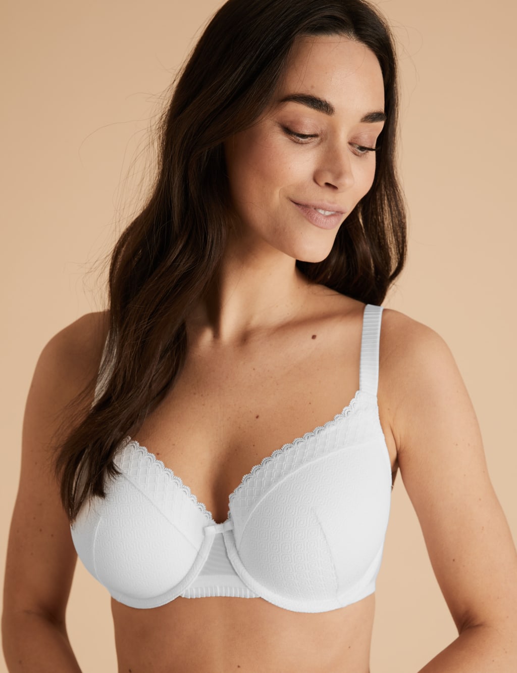 2pk Mesh Lace Full Cup Bras A-E 4 of 7