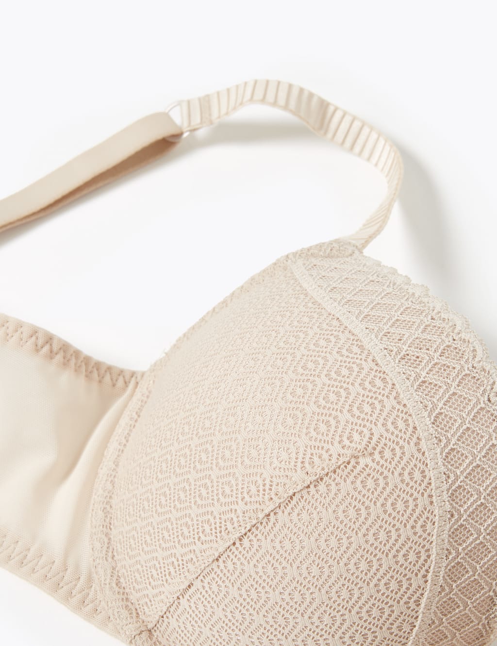 2 Pack Texture & Lace Push-Up Plunge Bras A-DD 6 of 7