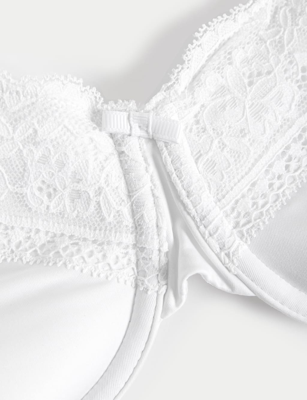 Lace Trim Padded Full Cup Wired Bra A-E 6 of 7