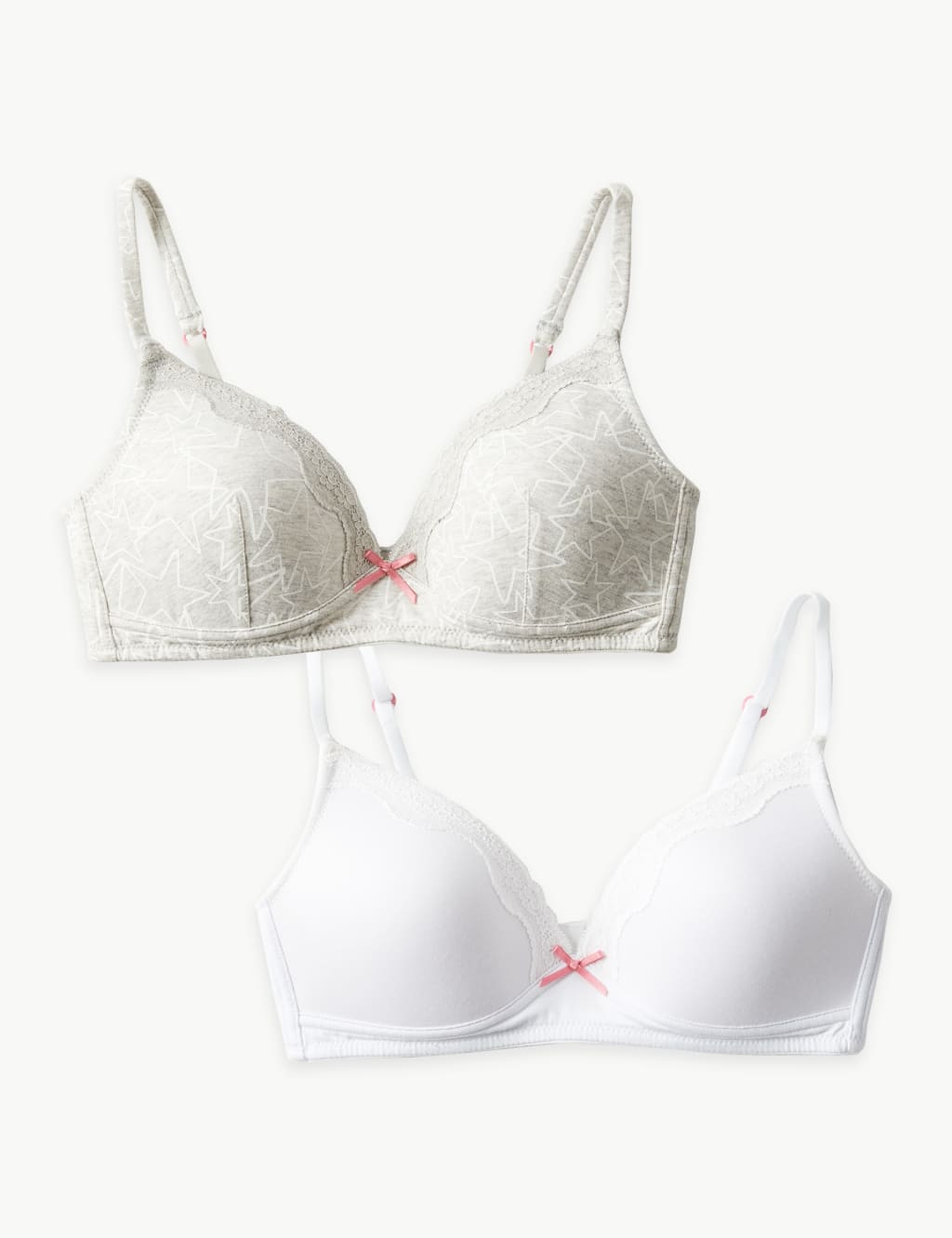 2 Pack Cotton Rich Full Cup Bra AA-E 1 of 1