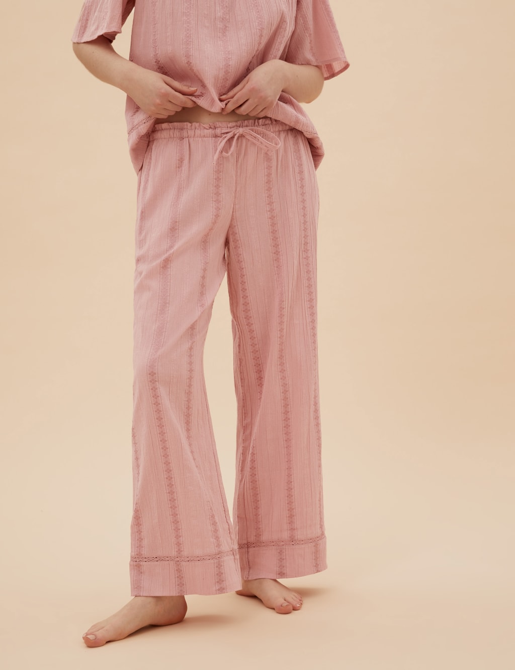 Cotton Lace Insert Pyjama Set 4 of 6