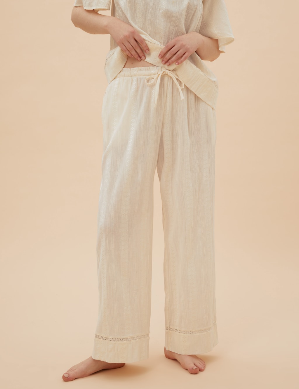 Cotton Lace Pyjama Set 4 of 7