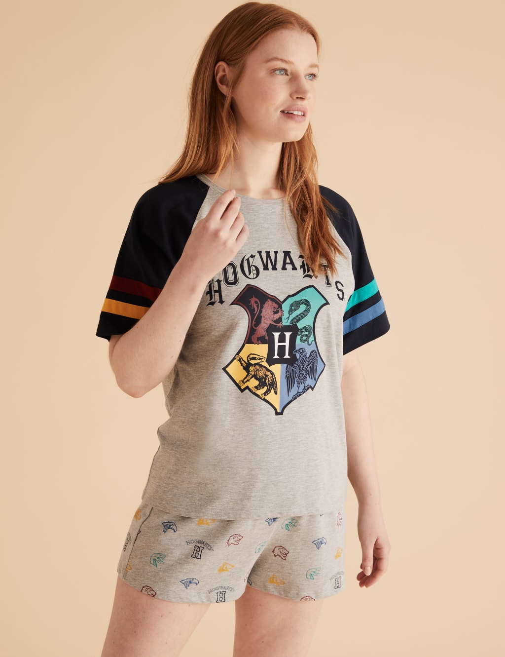 Harry Potter™ Cotton Short Pyjama Set (Adult) 1 of 6