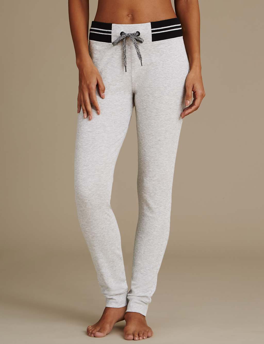 Contrasting Waist Pyjama Bottoms 1 of 6