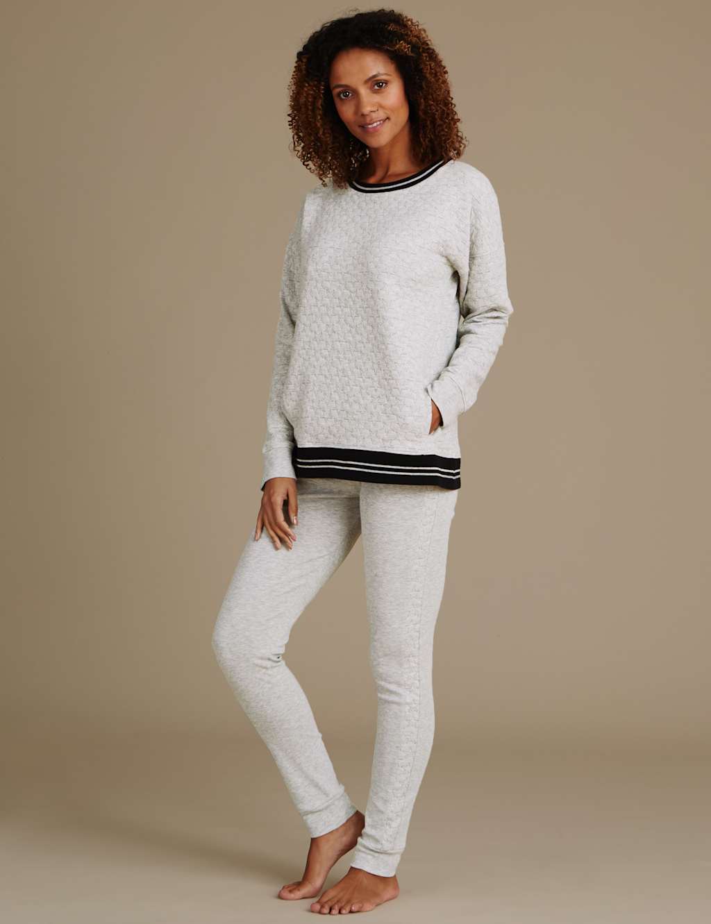 Contrasting Waist Pyjama Bottoms 4 of 6