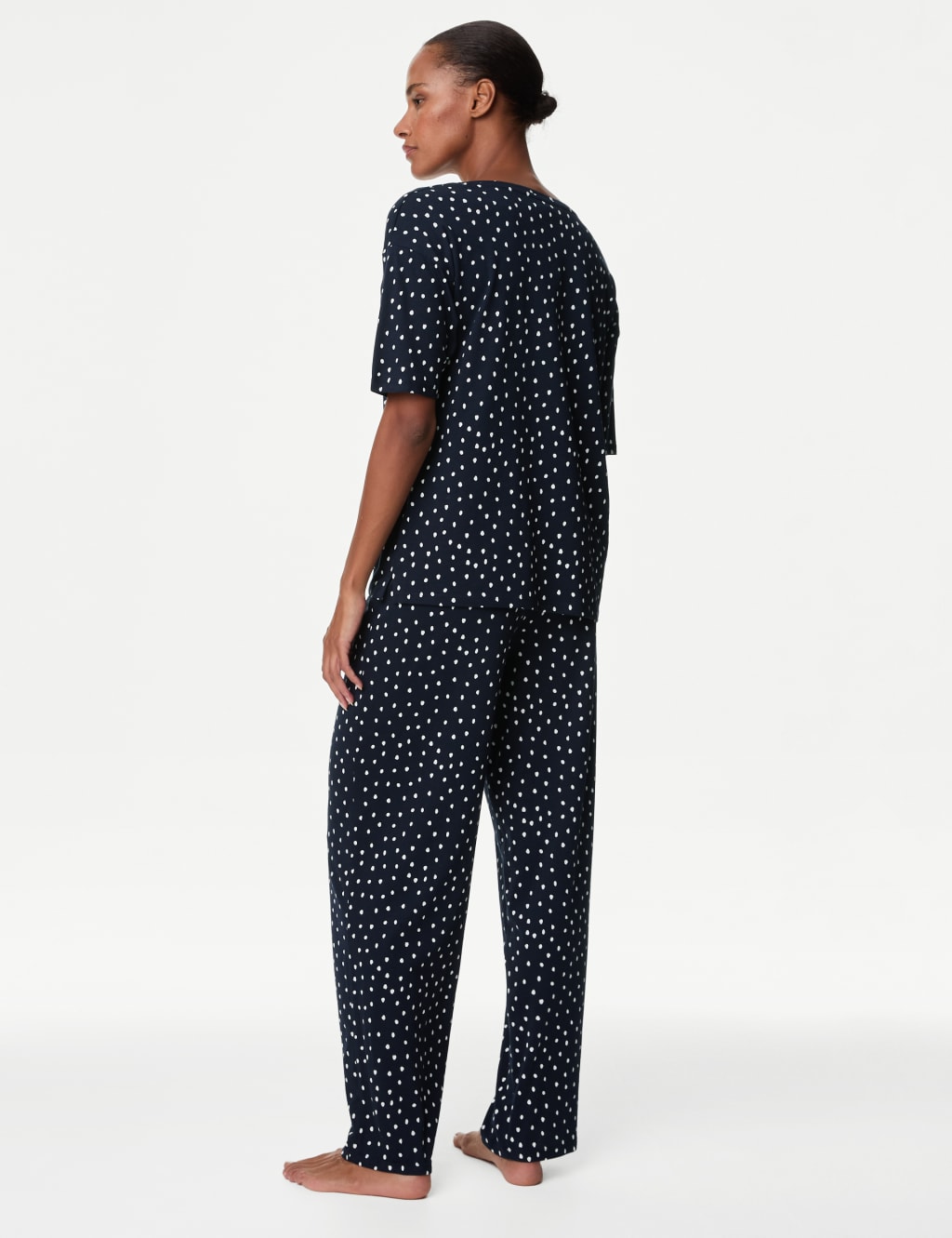 Cotton Modal Polka Dot Pyjama Set