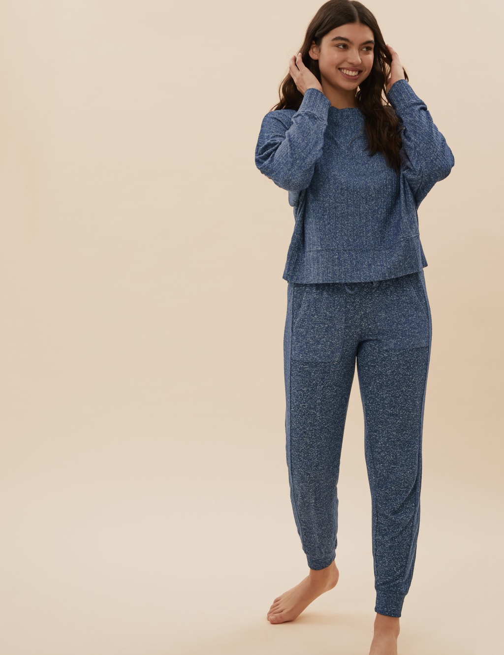 M&s cosy lounge cuff jogger on sale