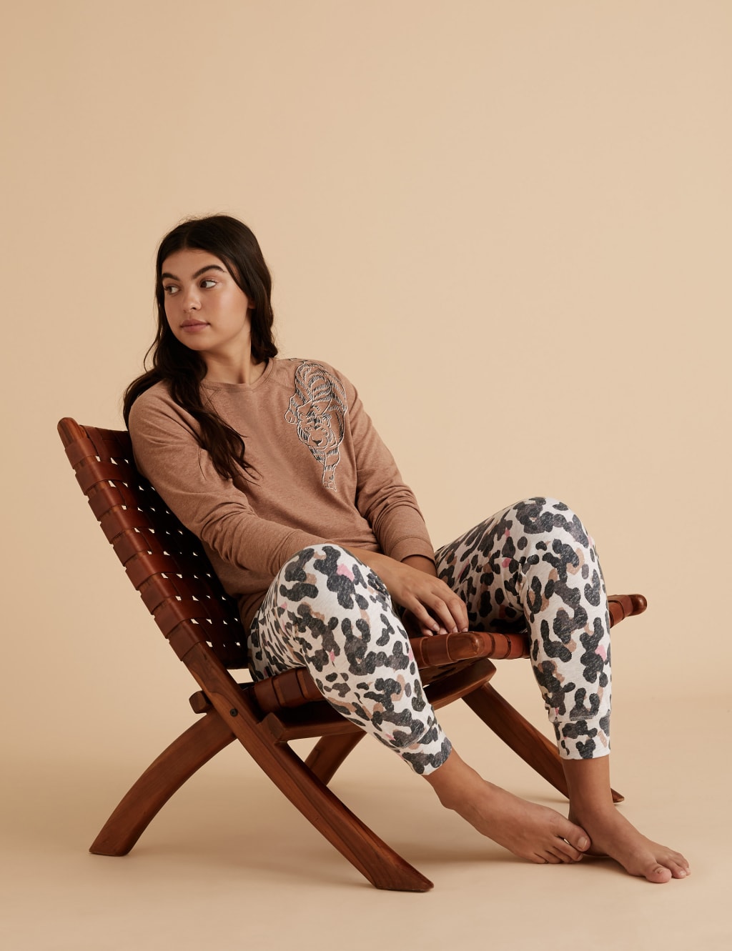 Cotton Camo Print Pyjama Bottoms 1 of 5