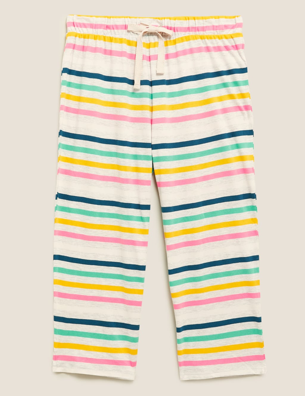Cotton Striped Cropped Pyjama Pant 2 of 6