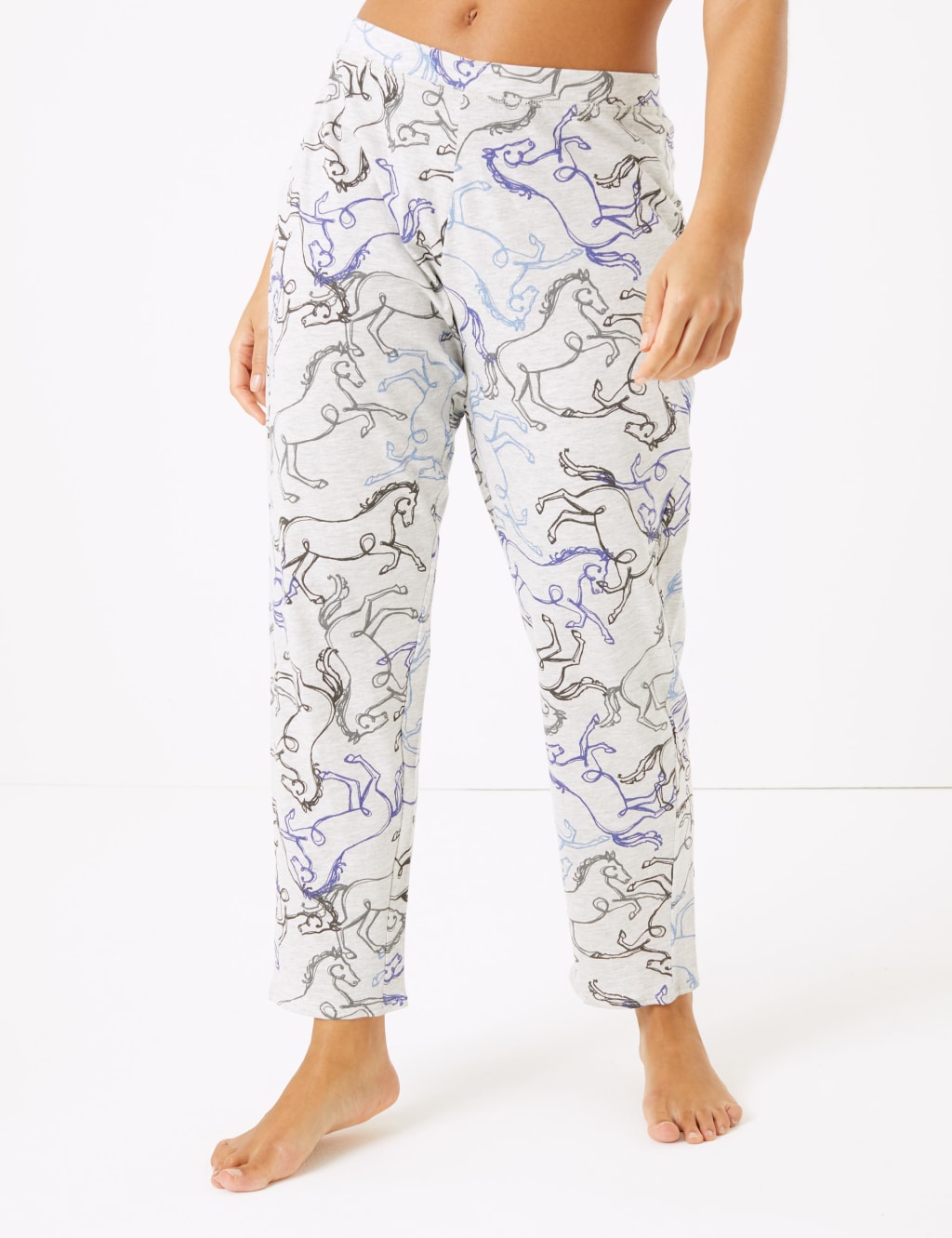 Horse Print Short Sleeve Pyjama Set 4 of 5
