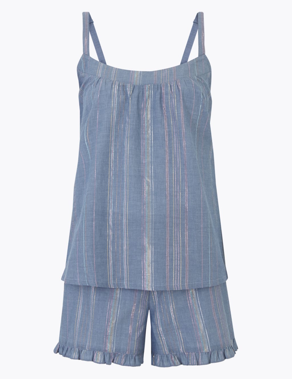 Cotton Striped Short Pyjama Set 2 of 5