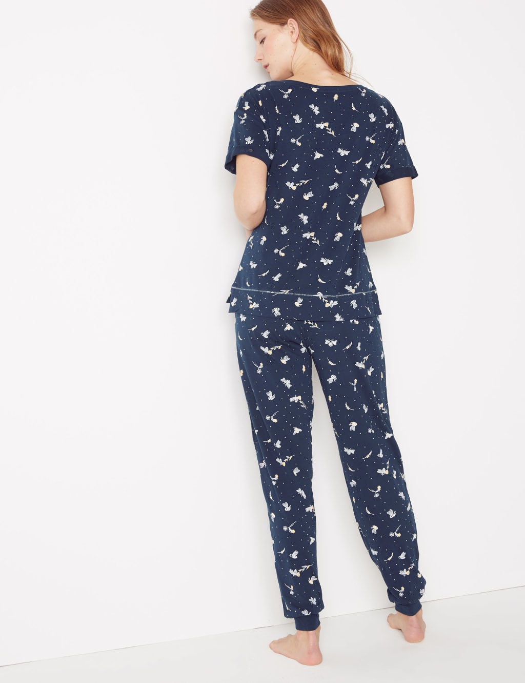 Bee print pyjamas ladies outlet