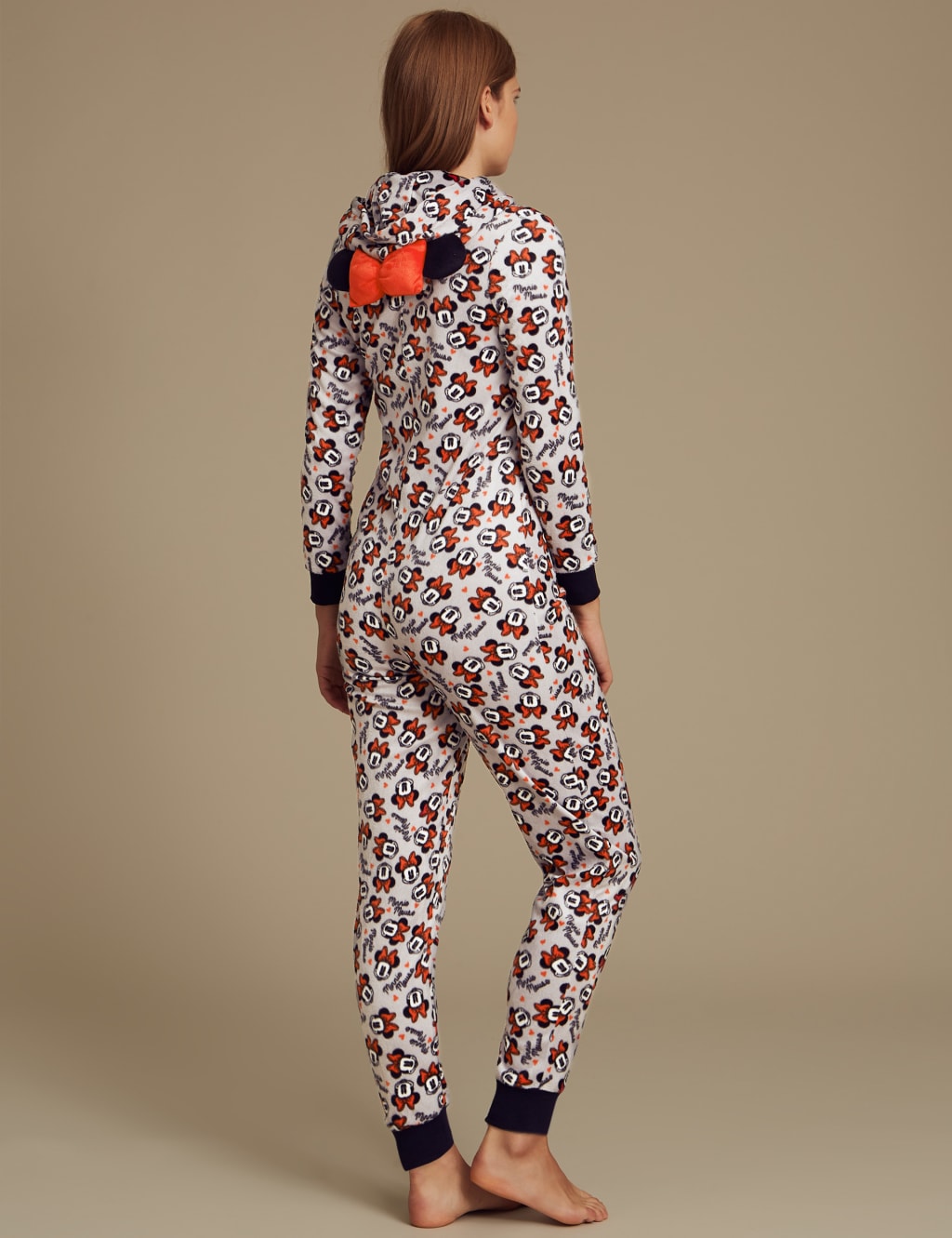 Long Sleeve Minnie Mouse Onesie 3 of 6