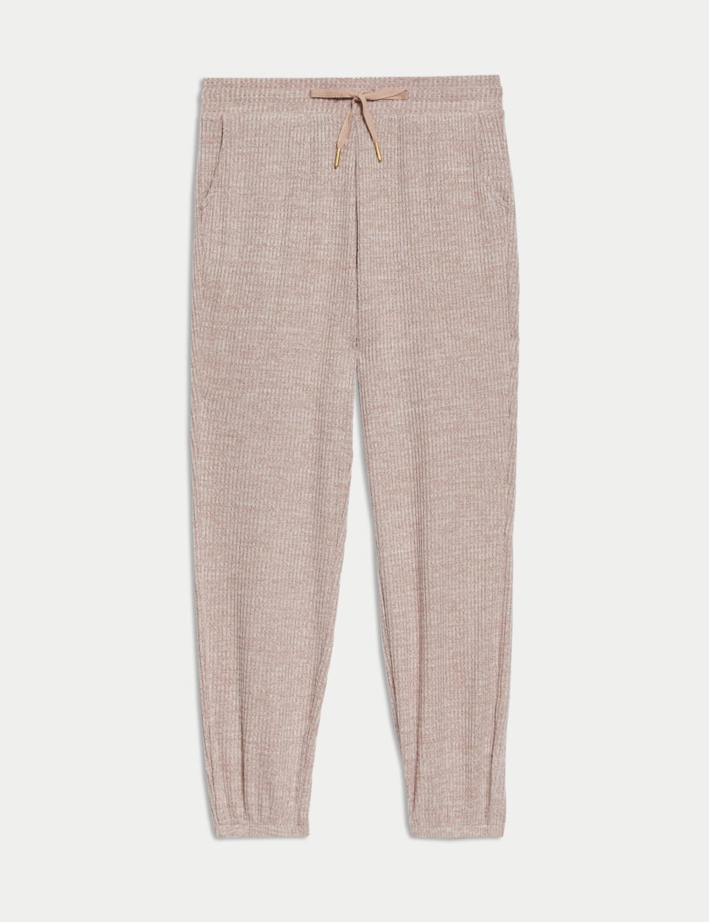 Cosy Waffle Cuffed Hem Lounge Joggers M S Collection M S