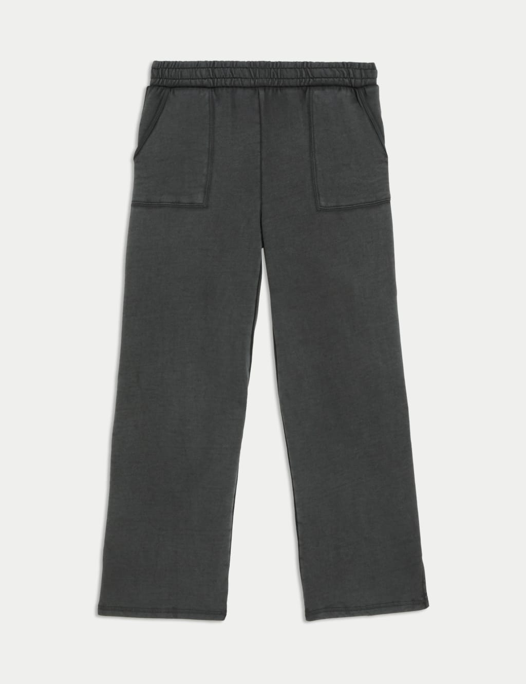 Pure Cotton Wide Leg Lounge Joggers 2 of 5