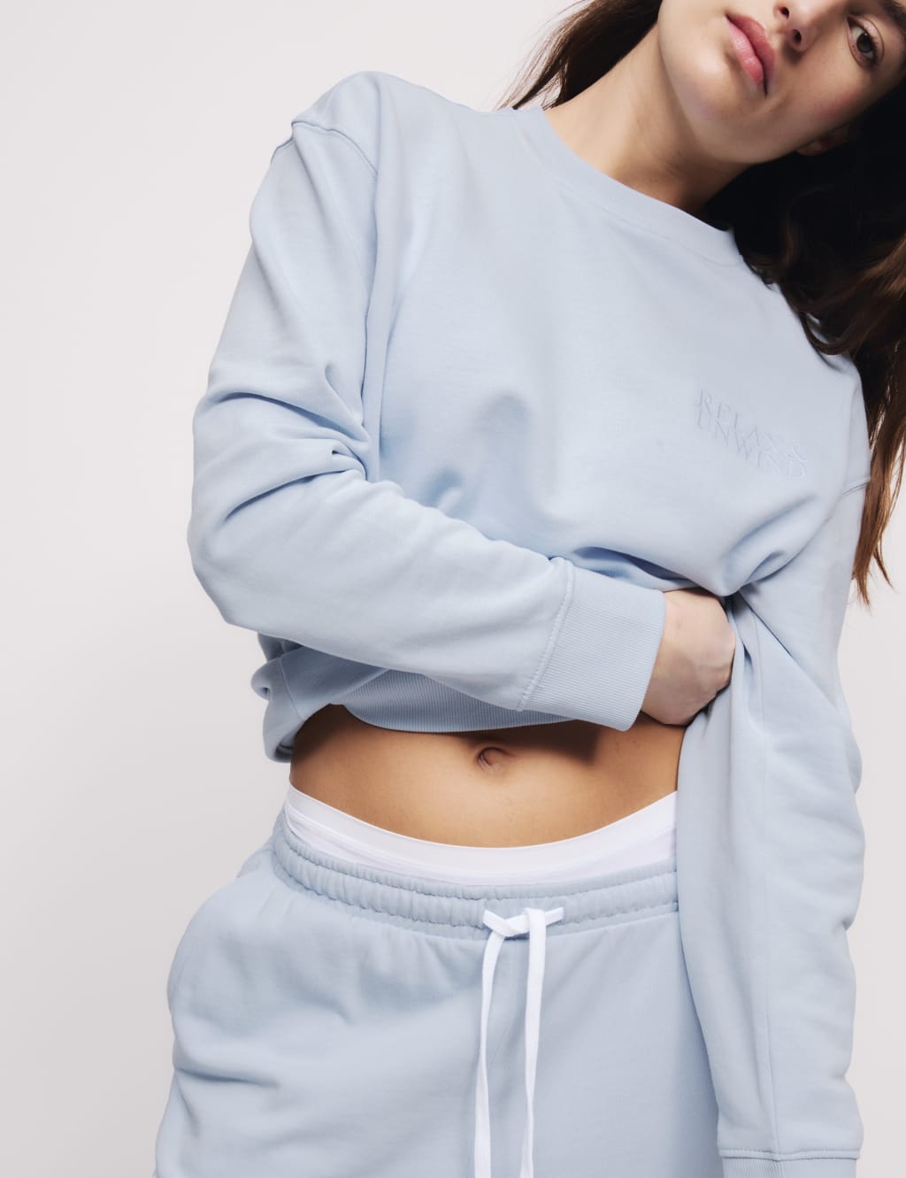 Pure Cotton Loopback Pyjama Bottoms 3 of 4