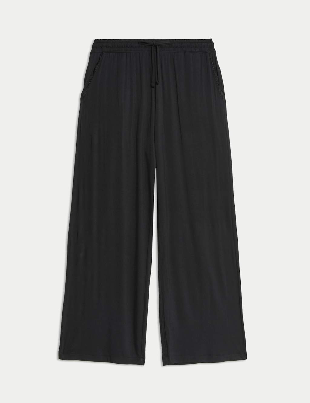 Lace Detail Wide Leg Pyjama Bottoms 2 of 5