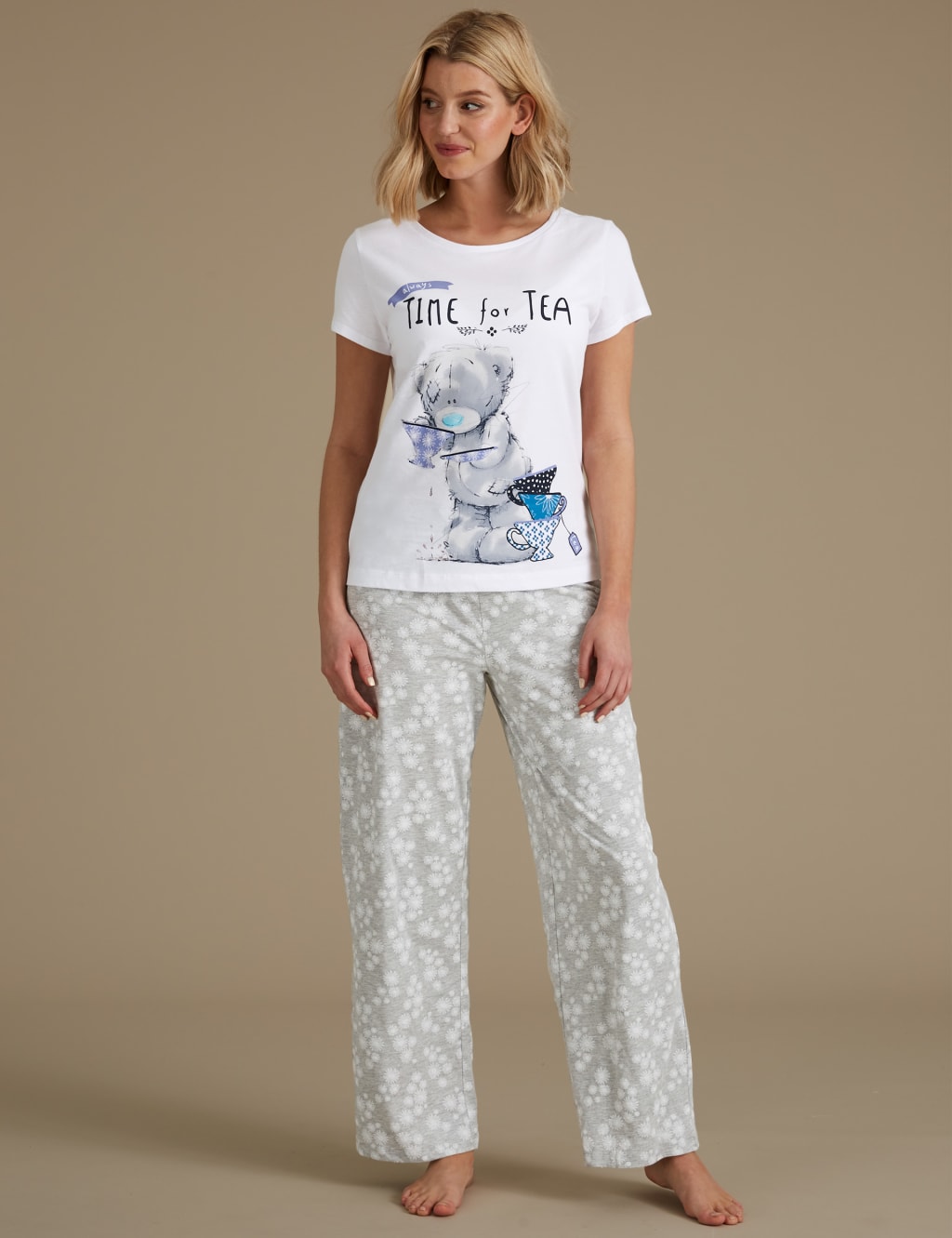 Novelty Short Sleeve Pyjama Set Tatty Teddy M S