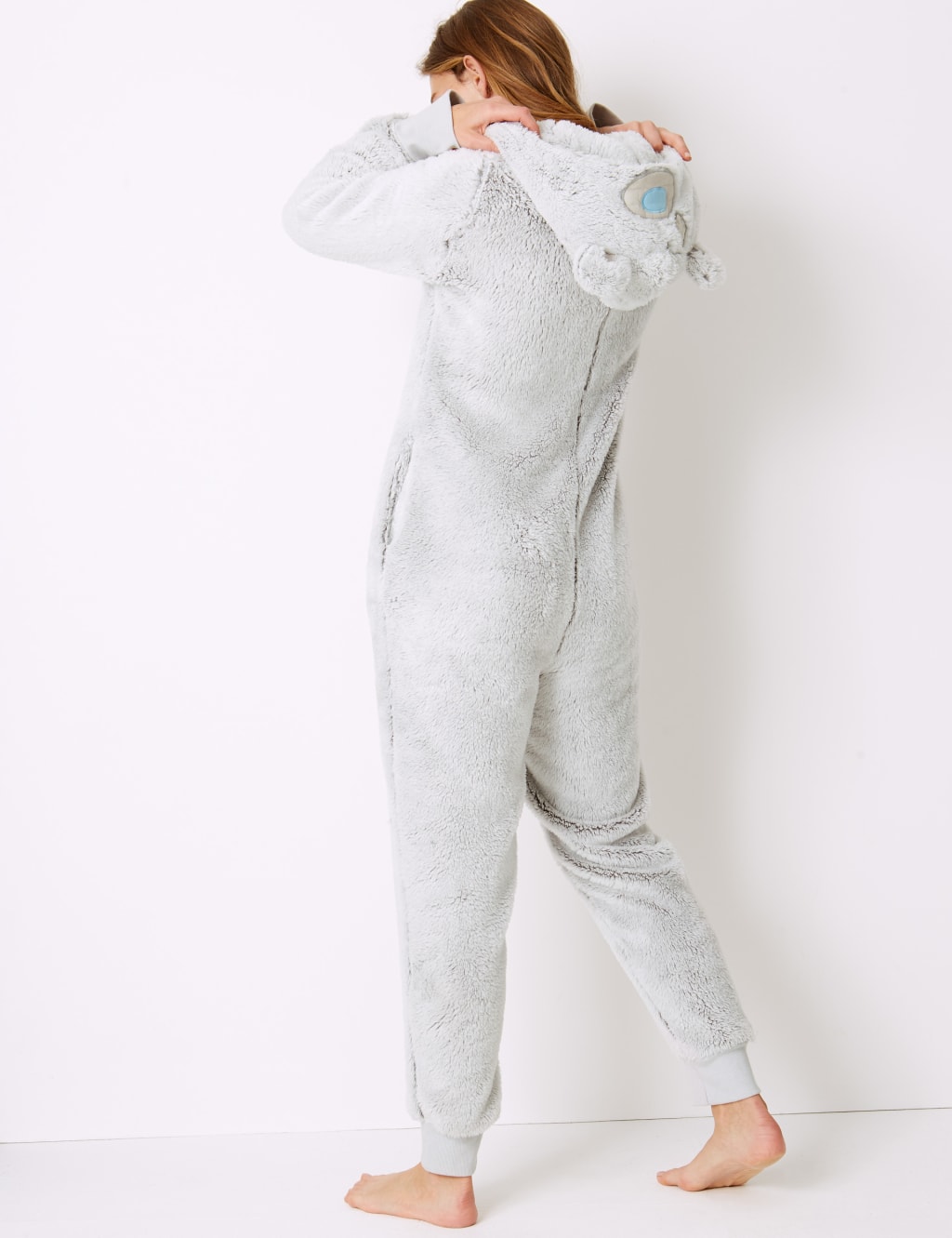 Fleece Textured Long Sleeve Onesie Tatty Teddy M S