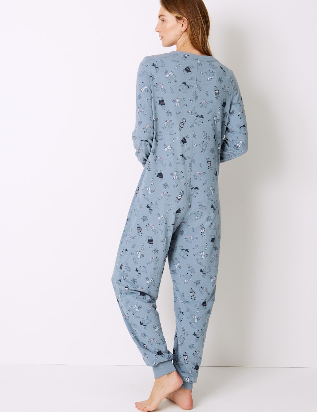 Llama Front Button Onesie M S Collection M S