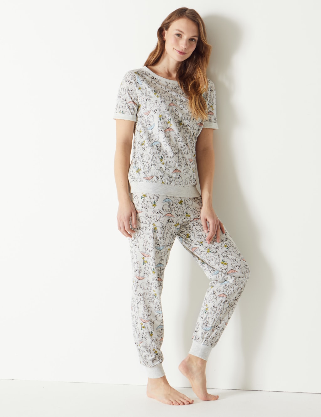Bunny Cuffed Hem Short Pyjama Set M S Collection M S