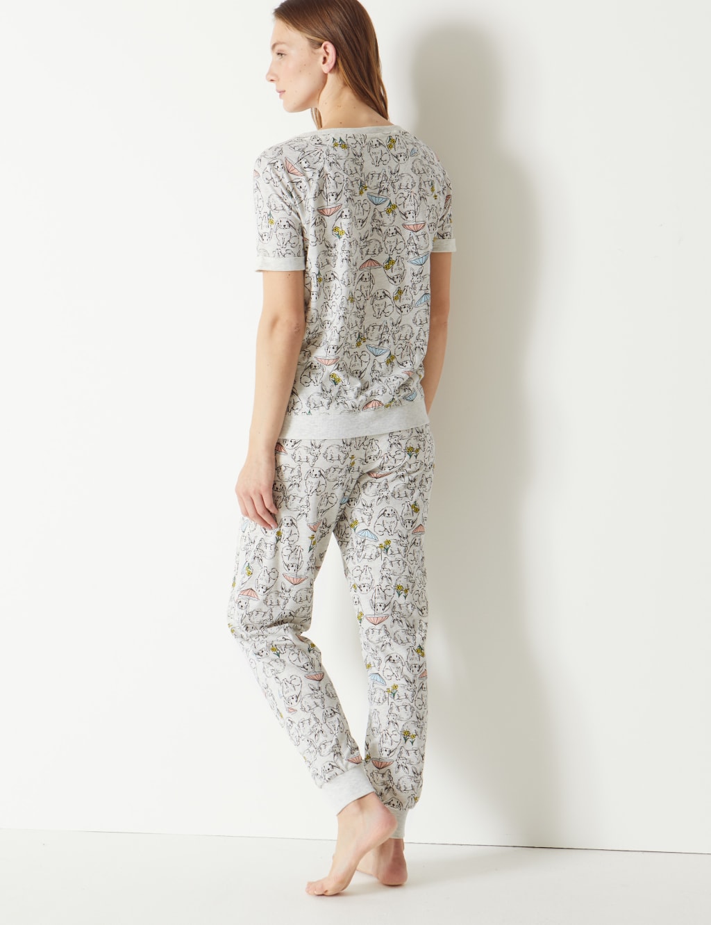 Bunny Cuffed Hem Short Pyjama Set M S Collection M S