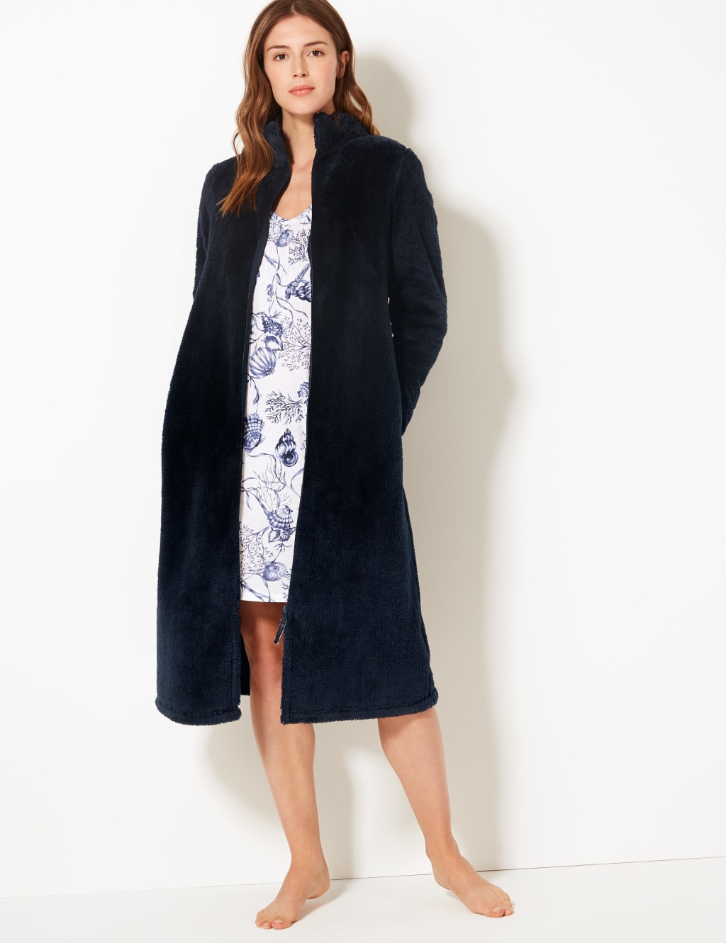 M&s zip up dressing gowns 2025