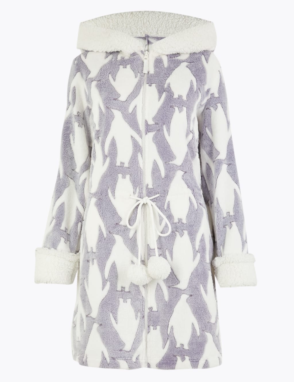 Luxurious Penguin Short Dressing Gown M S Collection M S