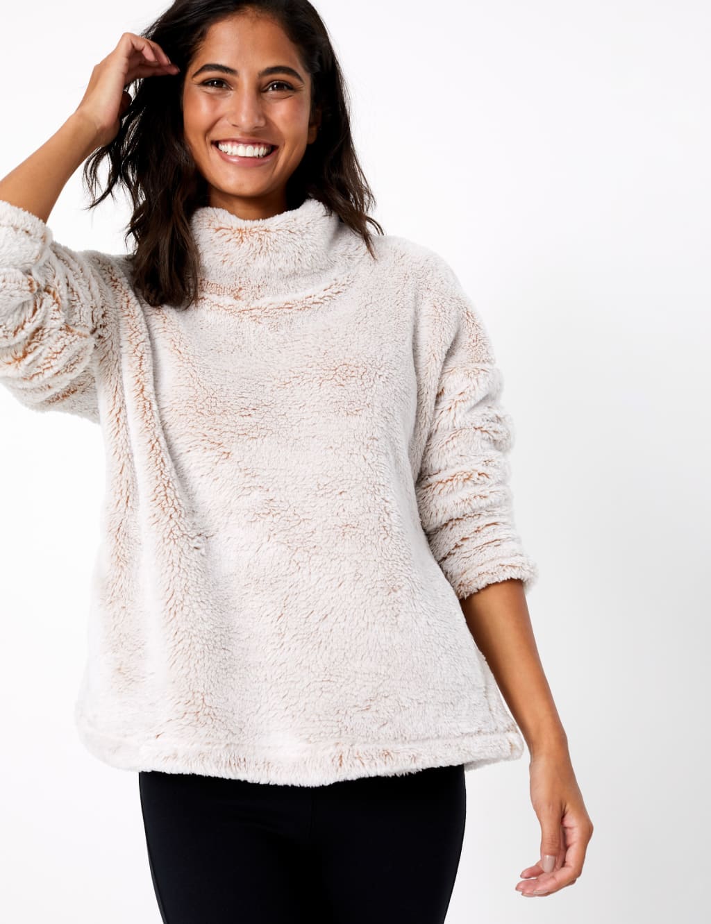 Womens fleece snuggle top top