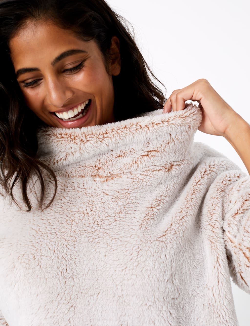 Ladies fleece snuggle top on sale