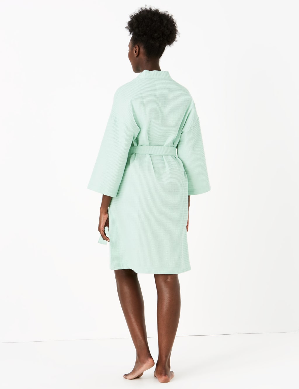 Cotton Waffle Dressing Gown 3 of 3