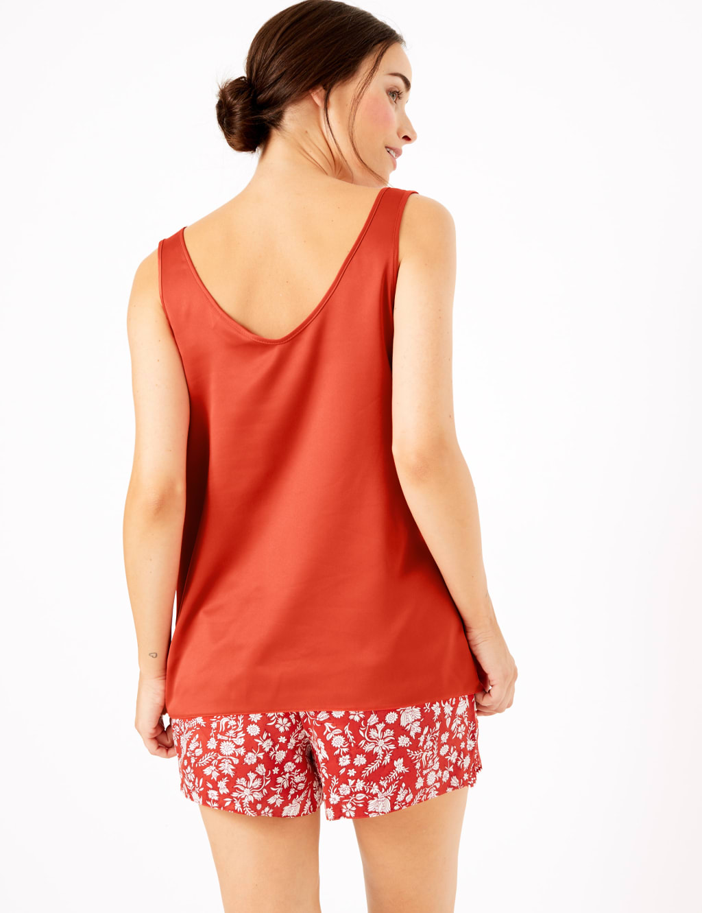 Satin Camisole Short Pyjama Set 3 of 5
