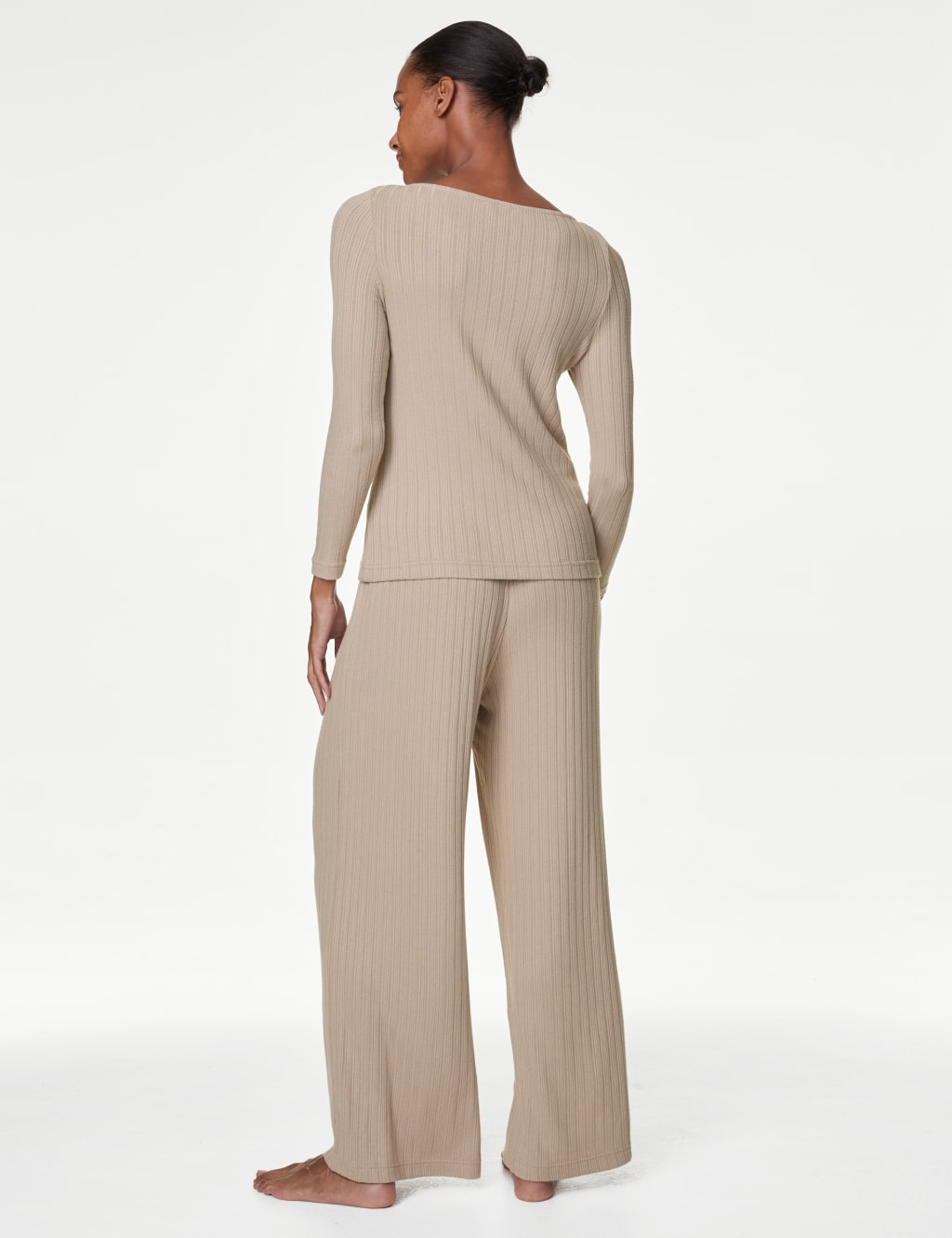 Women's ribbed pajamas sales