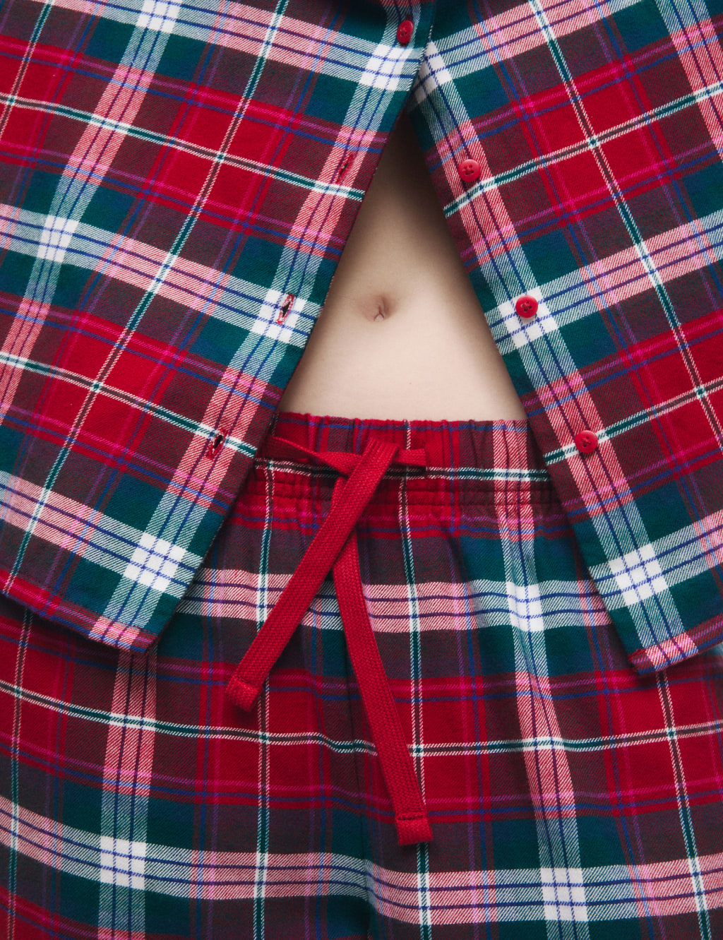 Women s Checked Family Christmas Pyjama Set M S Collection M S