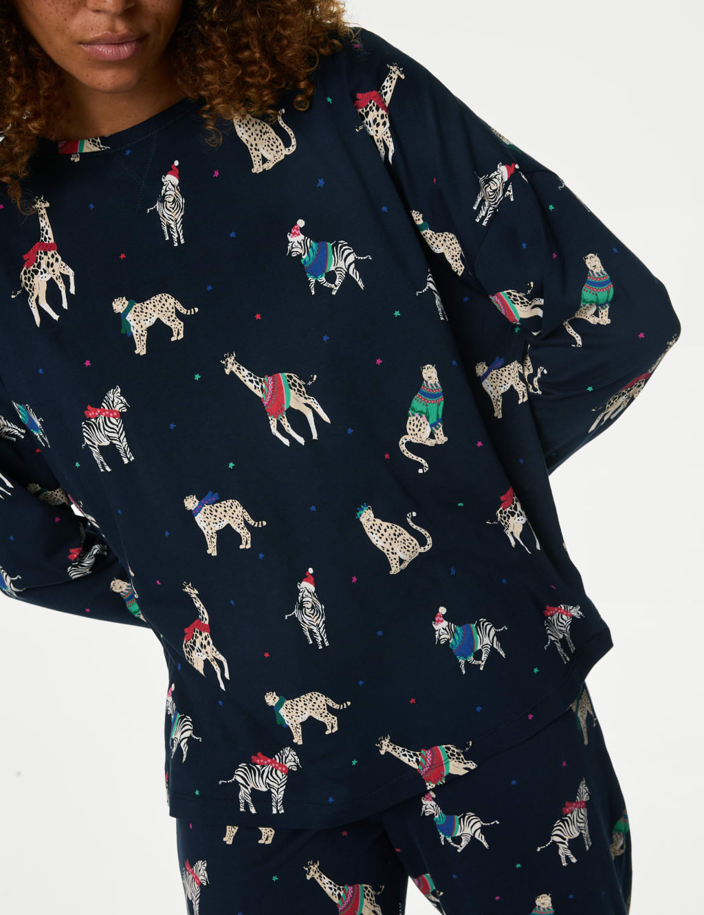 Women s Animal Party Family Christmas Pyjama Set