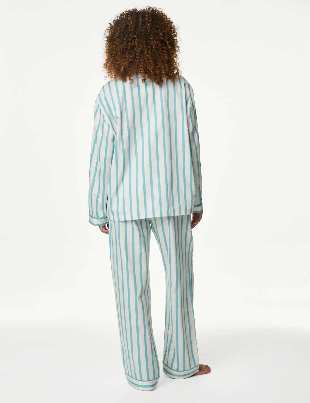 Women s Candy Striped Family Christmas Pyjama Set