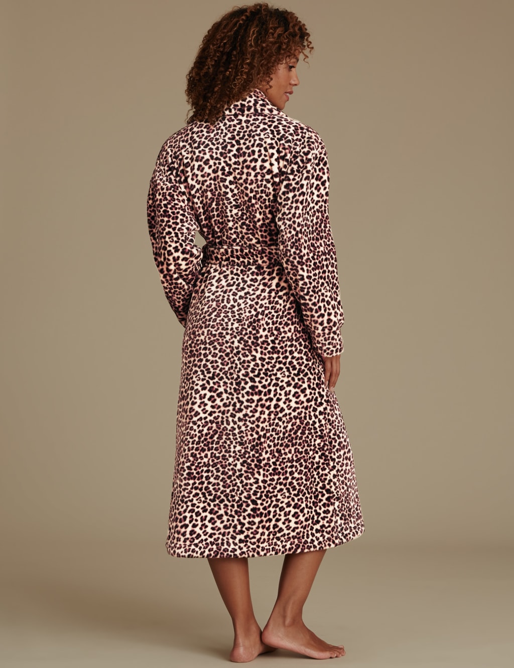 Leopard print dressing gown womens shop