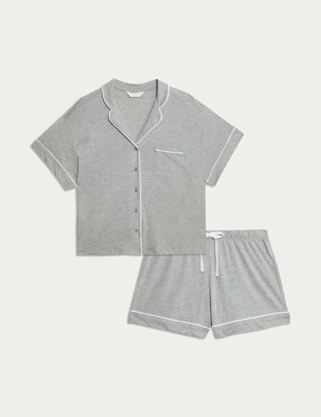 Cotton Modal Revere Shortie Set 2 of 5