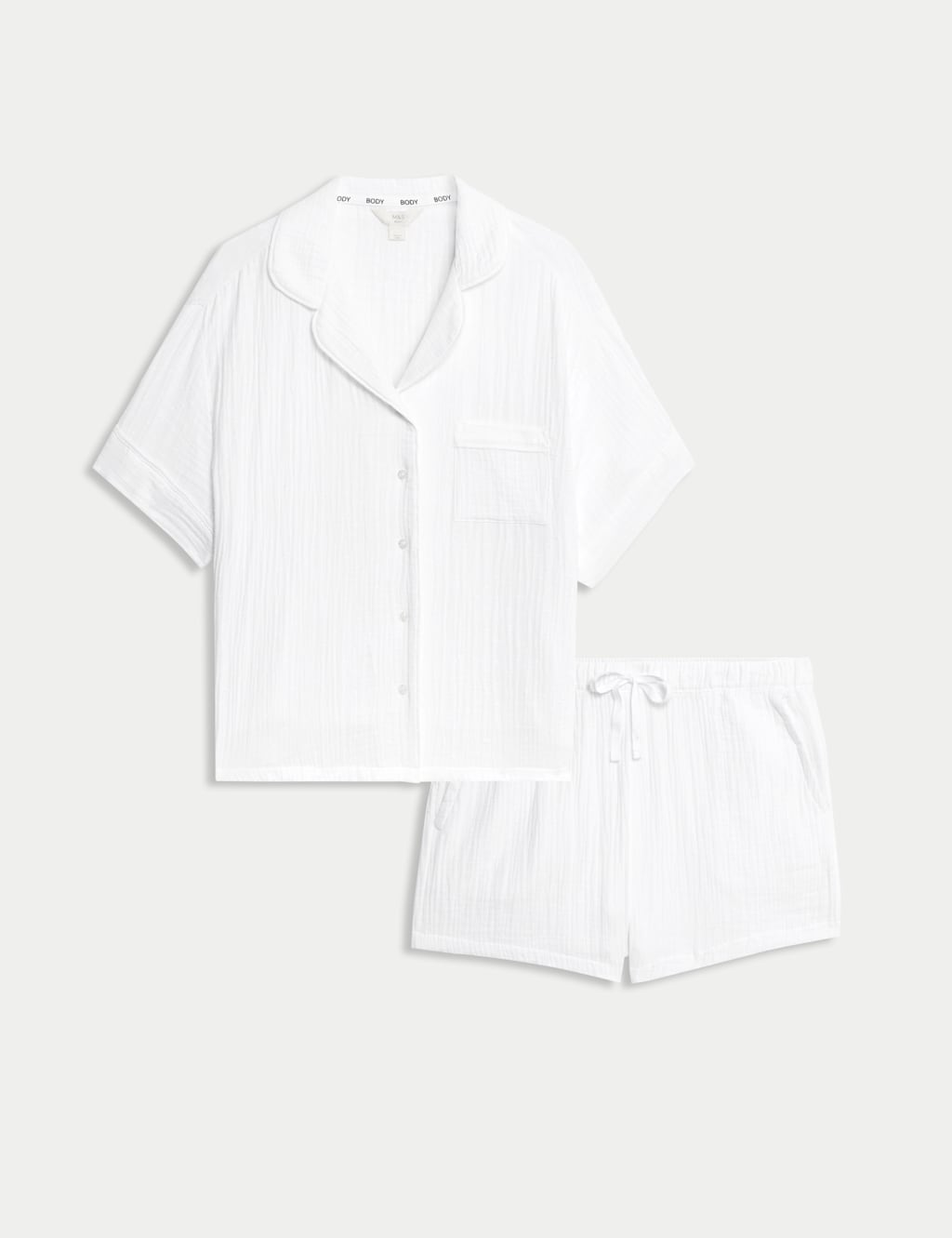Pure Cotton Dobby Muslin Shortie Set 2 of 5