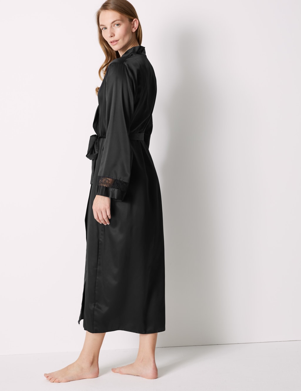 Satin Wrap Dressing Gown with Cool Comfort™ Technology 3 of 4