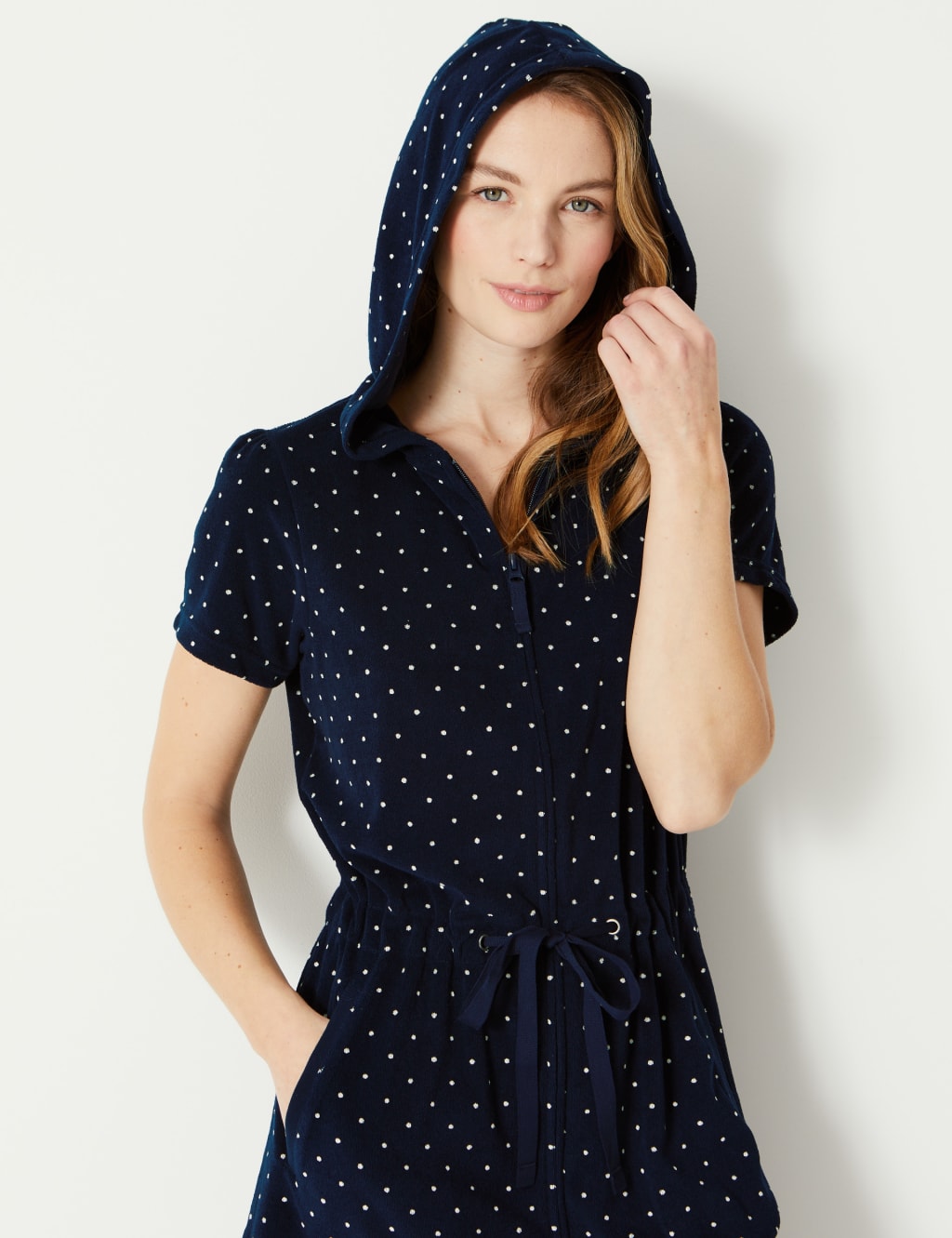 Short zipped dressing gown new arrivals