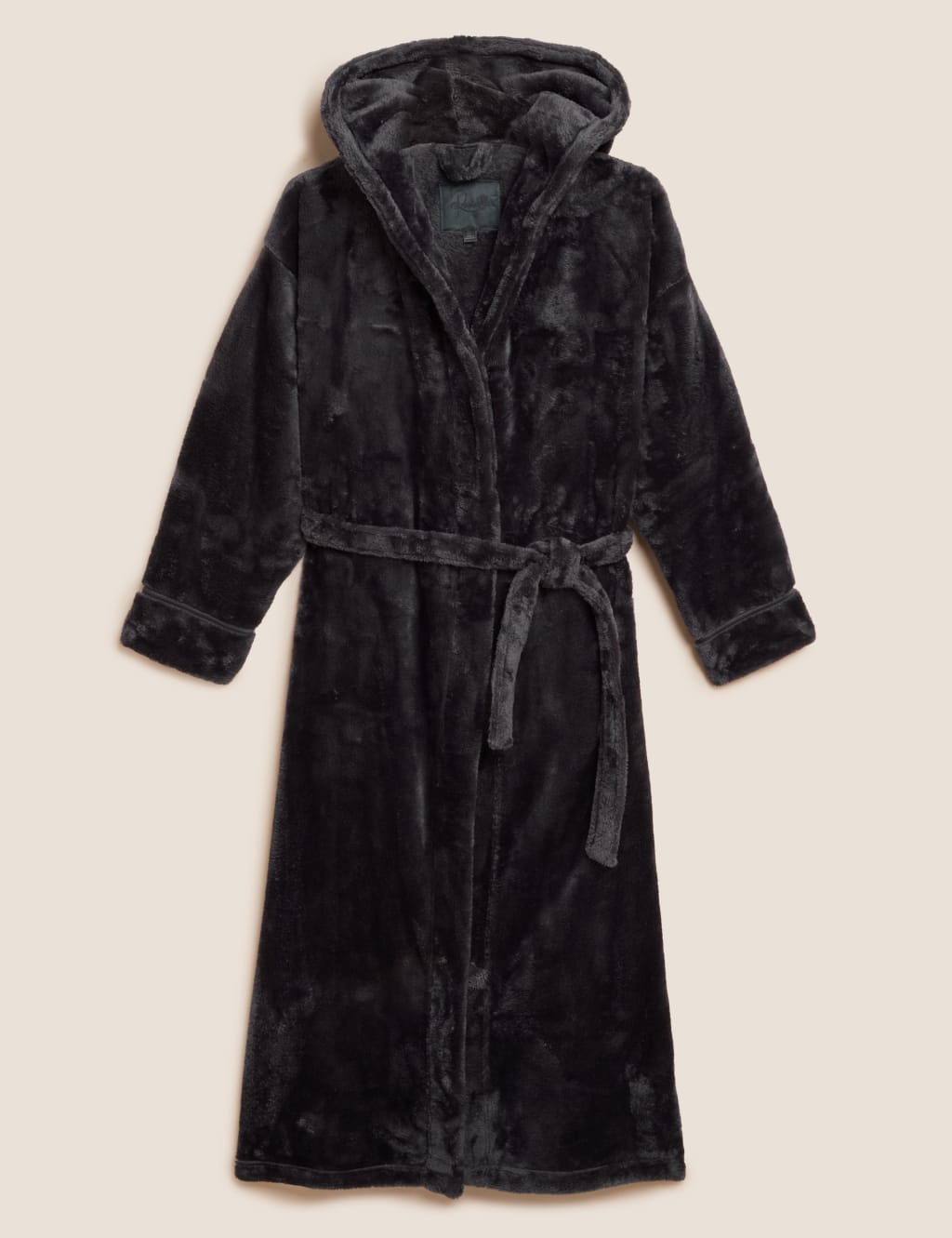 Fleece Hooded Dressing Gown Rosie M S