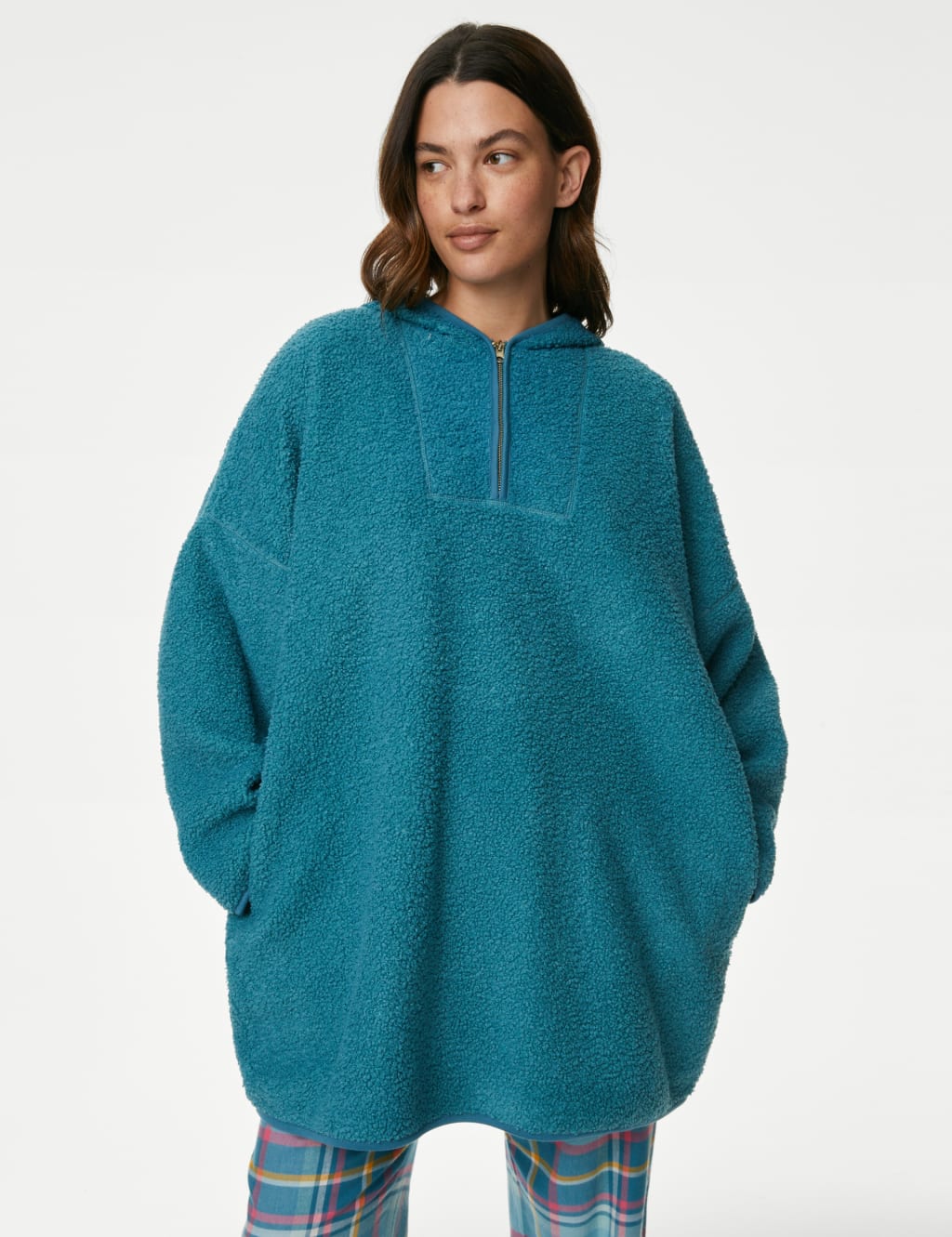 Brushed Back Borg Hoodie 3 of 5